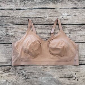 Tommy John Beige Comfort Smoothing Triangle Wireless Pullover Bralette L (D-DD)